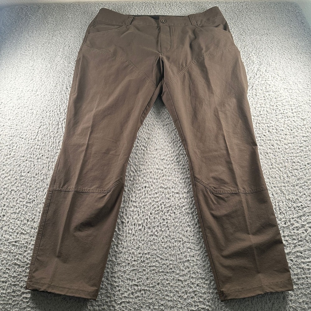 KUHL Resistor Pants Mens 38x30 Brown Stretch Hiking Outdoor‎ Articulated Knee